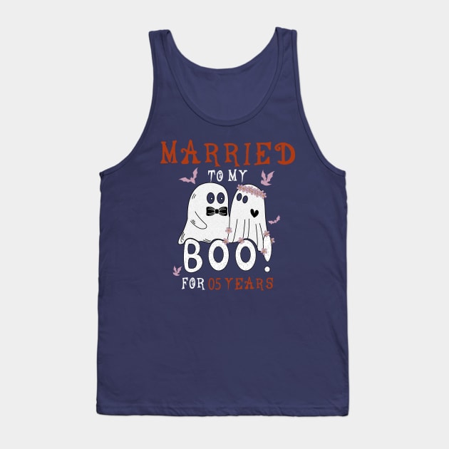 Funny 5th Wedding Anniversary October 5th Anniversary Tank Top by YOUNESS98